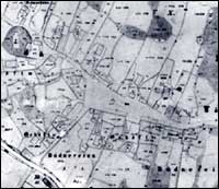 Dorfplan von Gross Wokern von 1854